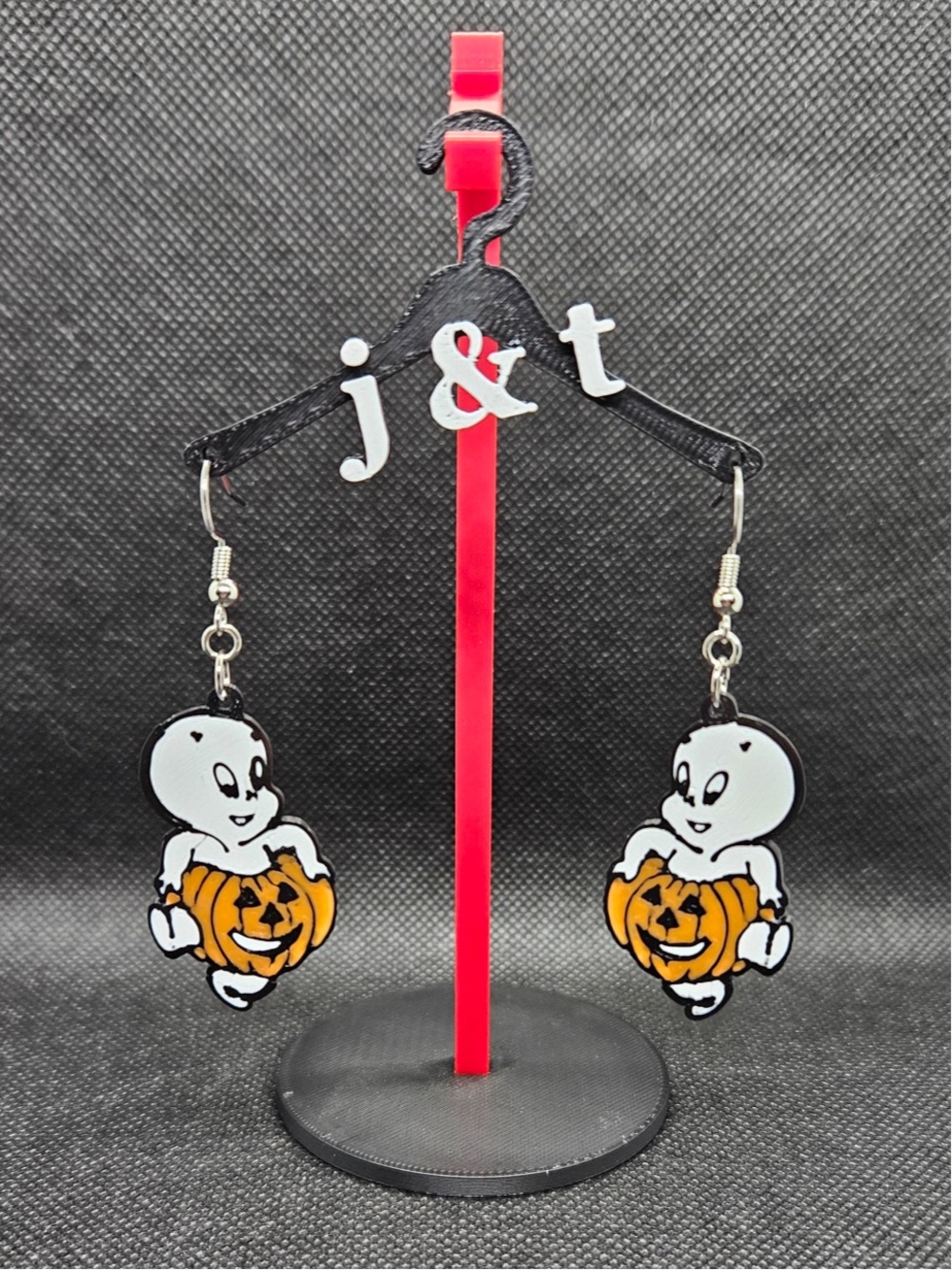 Casper the friendly ghost earrings